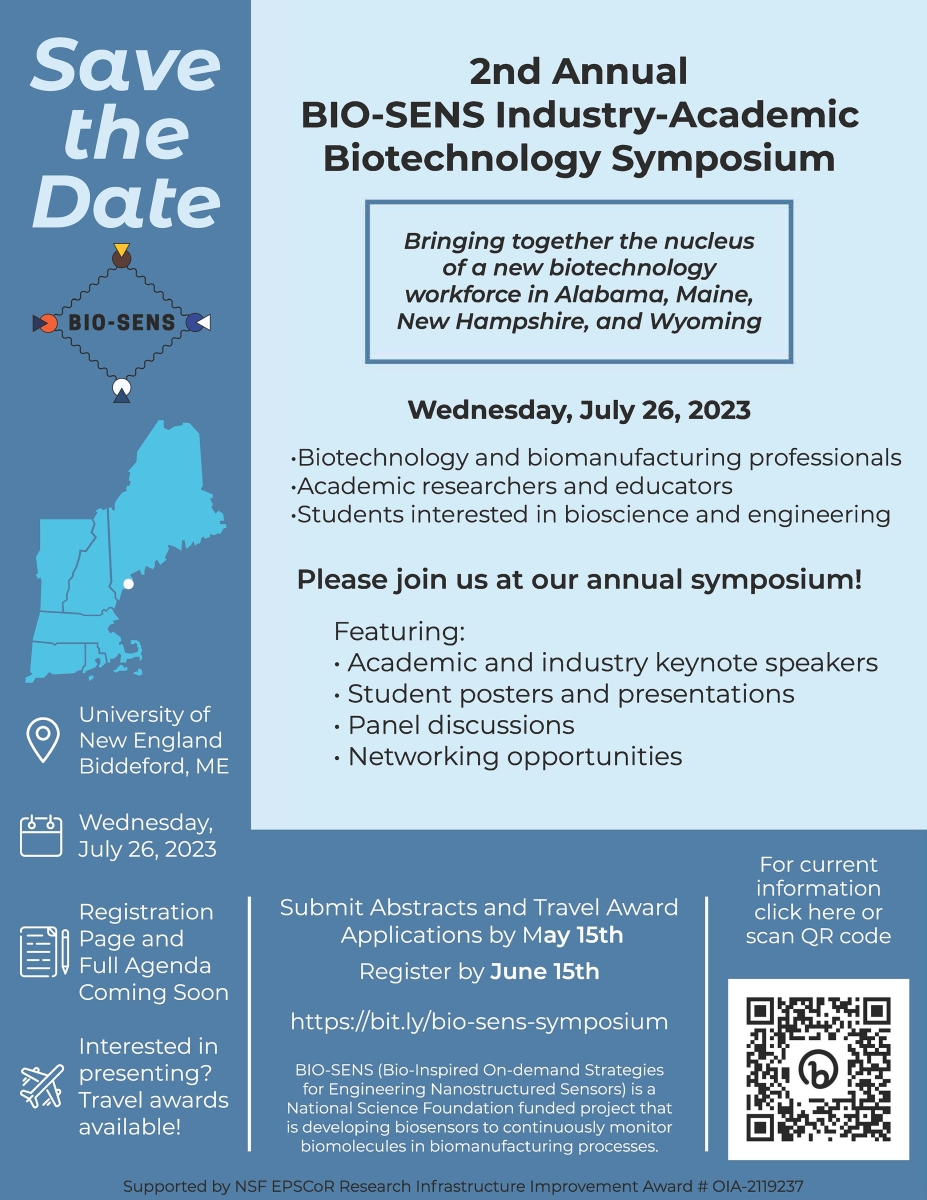 2023 BIO-SENS Symposium Flyer