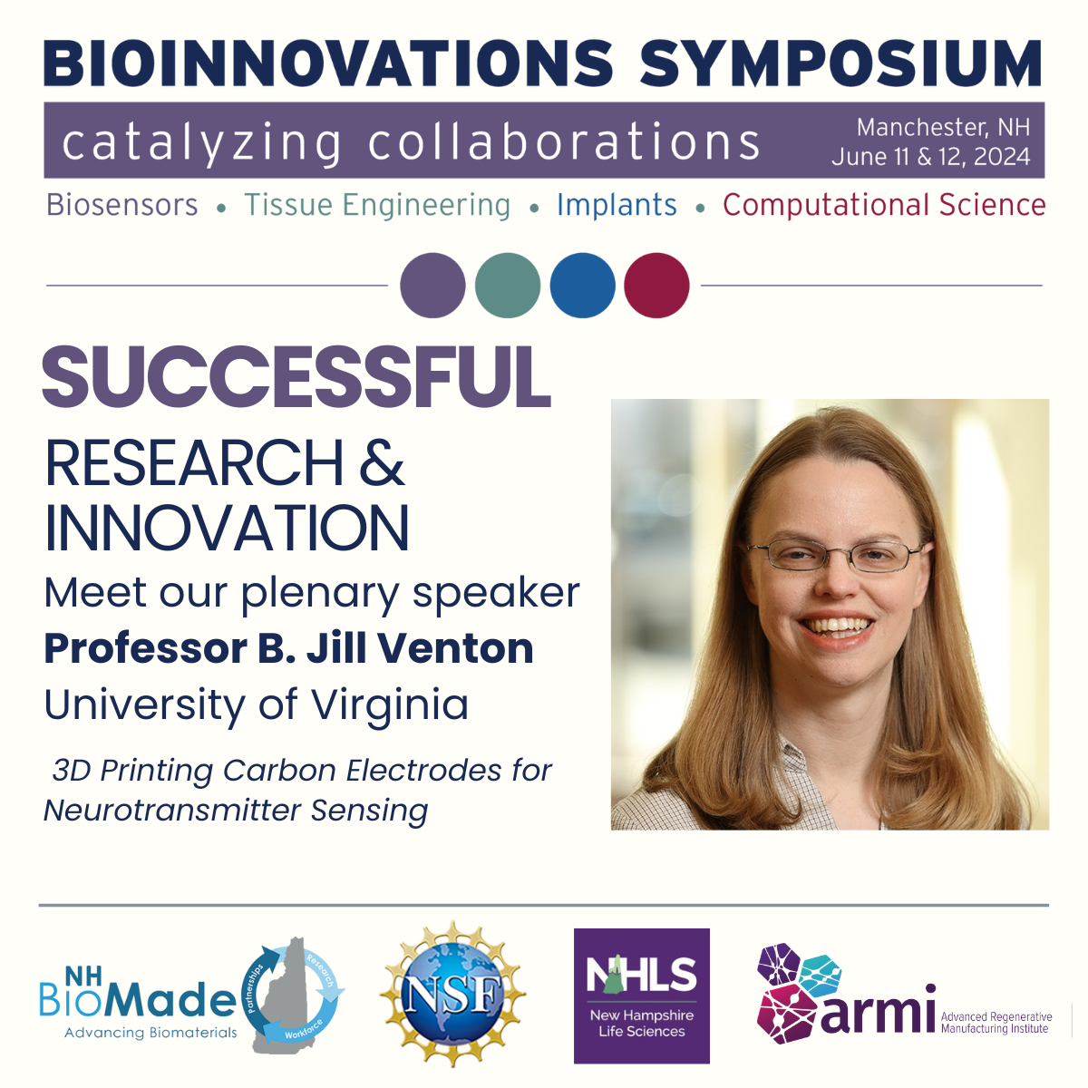 Bioinnovations Symposium: Plenary Speaker B. Jill Venton