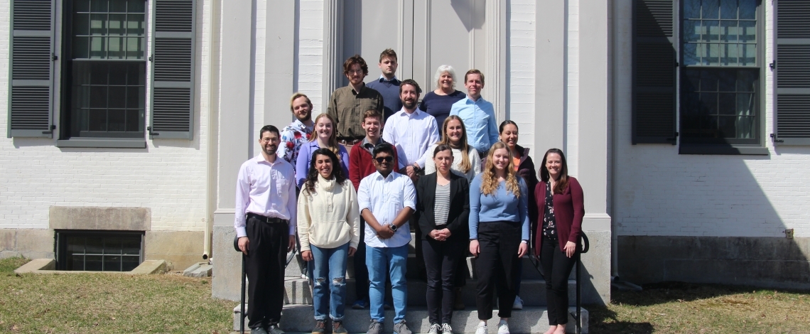 Photo of the BIO-SENS team taken in April 2022.
