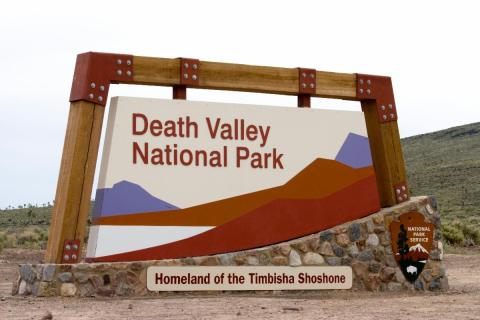 Death Valley sign